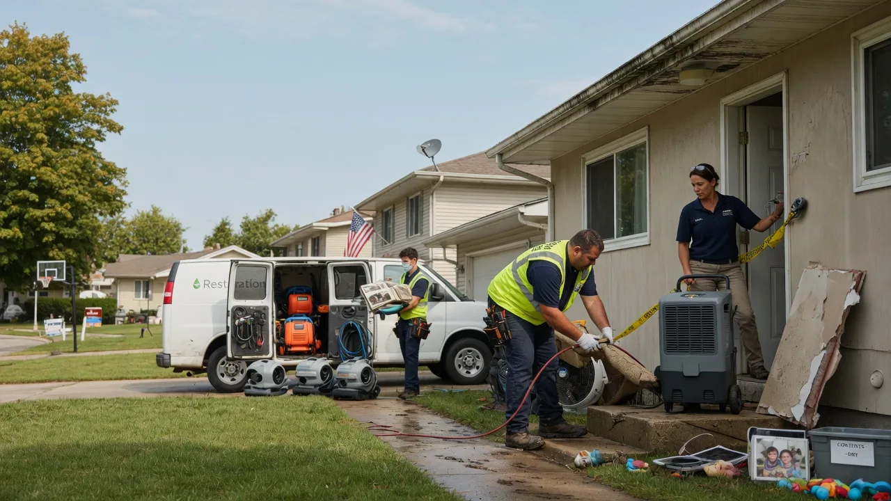 Water Damage Restoration in Pocahontas, IL near me